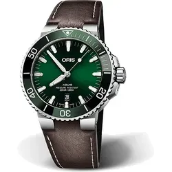 Oris Aquis Date 43,5mm 01 733 7730 4157-07 5 24 10EB - grün,braun - 43.5mm