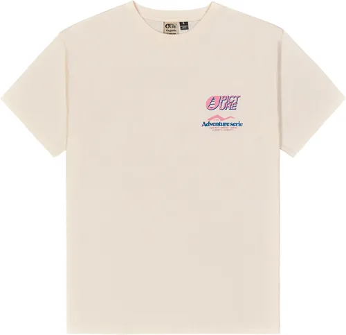PICTURE DAD & SON NISEKO T-Shirt 2026 natural white - L - Stylisches DAD & SON NISEKO T-Shirt 2026 in natural white - L. Hergestellt aus nachhaltiger Bio-Baumwolle, vereint es Kunst und Bergkultur in einem zeitlosen Design. Perfekt für Abenteuer und den Alltag.