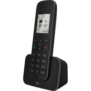 Deutsche Telekom Sinus 207 pack - Schnurloses DECTGAP Erweiterungshandgerät mit Rufnummernanzeige in Schwarz, ideal für flexibles Telefonieren
