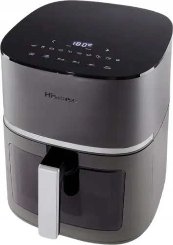 Hisense Haf1600D Heißluftfritteuse - Digitale Heißluftfritteuse mit 10 Automatikprogrammen, einstellbarer Temperatur und Antihaft-Beschichtung für müheloses Kochen und perfekte Ergebnisse.