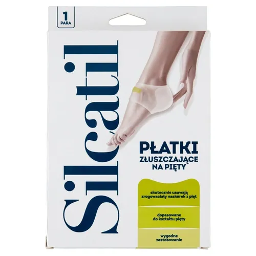 Płatki złuszczające na pięty 1 para Silcatil 5902802700810