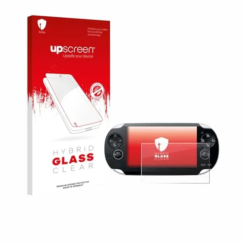 upscreen Schutzglas für Sony Playstation PS Vita Schutzfolie Panzer Folie Glas [Extrem Kratzfest 9H, Anti-Fingerprint, Ultra-Transparent]