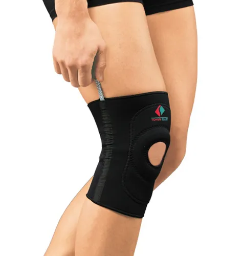Kniebandage Neopren 9903-01 - Bandagen & Orthesen: Gepolsterte Kniescheibenbandage mit seitlichem Schutz für optimale Stabilität und Schmerzlinderung bei Kniebeschwerden.