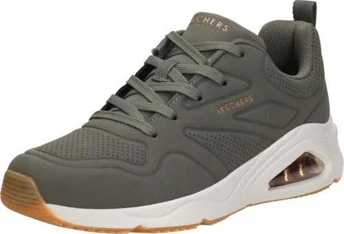 Skechers Tres-Air Uno-AH-Mazing Damen Sneaker low - Grün, Größe 37 - Sneaker für Damen mit Air-Cooled Memory Foam Einlegesohle für hohen Tragekomfort. Flexibel und rutschhemmend, ideal für lässige Outfits.