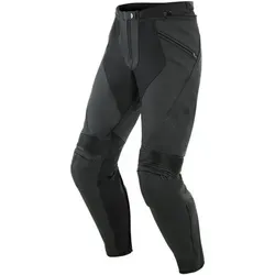 Dainese Pony 3 Lederhose - Matt-Schwarz - Größe 56 - Motorradhose aus Tutu-Leder mit abnehmbaren Protektoren, hervorragender Passform und optimalem Schutz für ultimative Kontrolle auf der Straße.