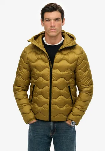 Superdry Steppjacke HOODED QUILTED WAVE PADDED JKT