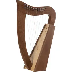 Classic Cantabile H-12 WN Keltische Harfe 12 Saiten - Sonstige Zupfinstrumente, hochwertige keltische Harfe aus Walnussholz mit 12 Saiten, ideal für Einsteiger und Profis, inklusive Tasche und Stimmschlüssel.