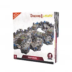 Archon Studio Dungeons and Lasers - Deep Mines 300362 - Dioramen für Tabletop-Spiele, enthält alle Teile zum Bau der faszinierenden Deep Mines im Maßstab 30mm, ideal für kreative Spielwelten.