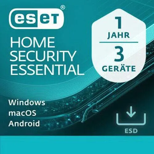 ESET Home Security Essential 2025 3 Geräte 1 Jahr ESD eMail Download Lizenz