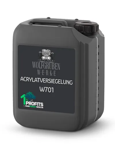 WO-WE W701 Acrylat Bodenversiegelung für W700 Bodenfarbe, 5-20L - Hochwertige Acrylat Bodenversiegelung W701 für W700 Bodenfarbe. Schützt und veredelt Böden, erhöht die Lebensdauer und bietet hohen Schutz gegen Abnutzung und Feuchtigkeit.