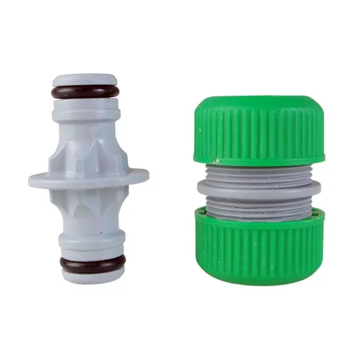 Schlauchkupplung für 1/2" aus Kunststoff 2 teilig Set Schlauchverbinder