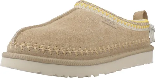 UGG Tasman Biarritz Hausschuhe für Damen – Senfsamen, 39 EU - Elegante Hausschuhe aus hochwertigem Wildleder mit weichem Schafsfell-Futter für besten Komfort. Die EVA-Sohle sorgt für leichte Dämpfung und ist umweltfreundlich hergestellt.