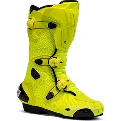 Sidi Mag-1 Air Motorrad Stiefel, gelb, Größe 47 für Männer - Motorradstiefel mit rutschfester Gummisohle und herausnehmbarer Einlage für optimalen Komfort. Ideal für anspruchsvolle Fahrer, die Wert auf Langlebigkeit und individuelle Anpassung legen.