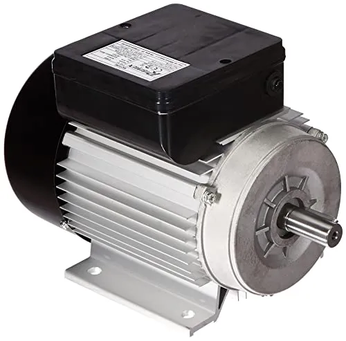 RIBITECH Elektromotor 1 CV 1400 U/min - Motorlüfter mit Schutzschalter und reversibler Drehrichtung, ideal für vielseitige Anwendungen und langlebig durch rostfreien Stahl.