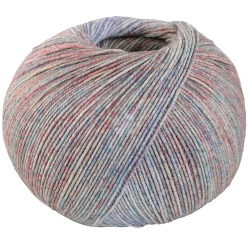 LANA GROSSA Meilenweit 100 Merino extrafine Shades | Hochwertiges Sockengarn, waschmaschinenfest | Handstrickgarn aus 75% Schurwolle & 25% Polyamid | 100g Wolle, Stricken & Häkeln | 420m Garn FB7225