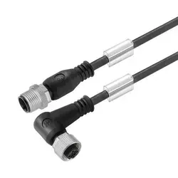 Weidmüller Verbindungsleitung SAIL-M12GM12W-3-8.6U - Konfektionierte Sensor-Aktor-Leitung für zuverlässige Verbindungen und Datenübertragung, ideal für industrielle Anwendungen.