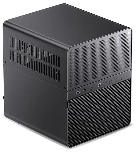 N3 Mini-ITX Gehäuse - NAS Tower in Schwarz - PC-Gehäuse für Mini-ITX, ideal für NAS-Lösungen. Bietet Platz für bis zu 8 Laufwerke und hervorragende Kühlung mit 120 mm Gehäusekühler.