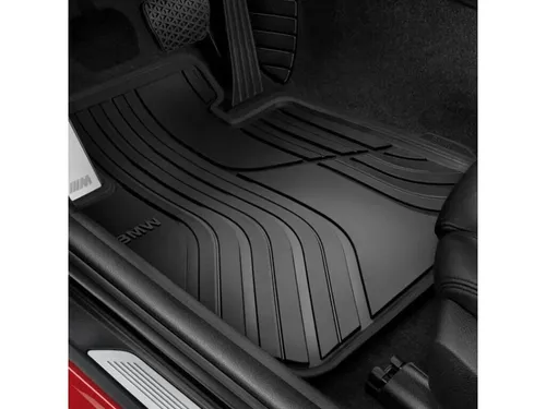 Original BMW 5er Allwetter Fußmatten hinten F10 F11 - Auto-Fußmatten aus strapazierfähigem Gummi, passgenau und ideal zum Schutz des Fußraums vor Schmutz und Feuchtigkeit. Perfekt für BMW 5er F10 und F11.