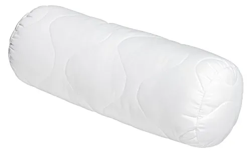 sleepling Nackenrolle 15x40 cm – Allergikerfreundliches Kopfkissen - Komfortable Nackenrolle aus ultrasoftem Mikrofaser-Material, waschbar bis 60°C. Individuell anpassbar durch hochwertigen Reißverschluss. Made in EU, nach Öko-Tex Standard 100 zertifiziert.