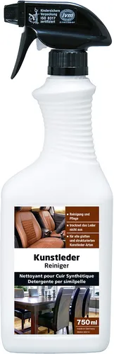 Baufan Kunstleder Reiniger und Pflege 750 ml - Flüssigreiniger für Kunstleder, sorgt für glänzende Pflege und Schutz, ideal für Außenanwendungen und geeignet für Metalloberflächen.