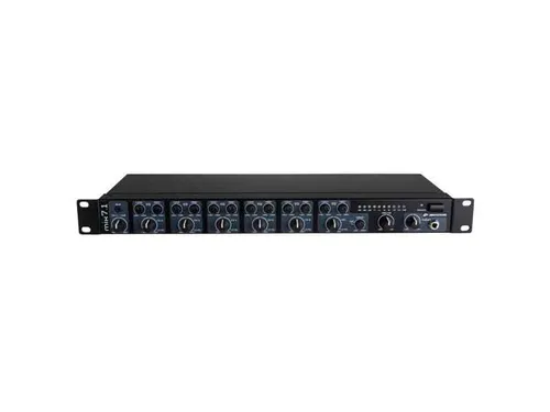 JB Systems MIX 7.1 - Professioneller Live-Mixer - Live-Mixer mit 7 Kanälen, ideal für Live-Events und professionelle Anwendungen, bietet hochwertige Klangqualität und vielseitige Anschlussmöglichkeiten.