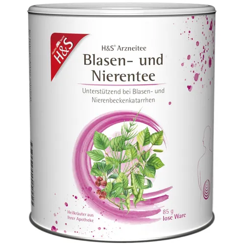 H&S Blasen- und Nierentee lose 85 g - Tees: Unterstützt die Gesundheit von Blase und Nieren mit hochwertigen Kräutern für ein Wohlgefühl.