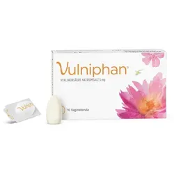 Vulniphan Vaginalovula - Medizinprodukt zur Unterstützung der vaginalen Pflege. Mit wertvollen Inhaltsstoffen wie Hyaluronsäure und pflanzlichen Extrakten für ein angenehmes Wohlbefinden.