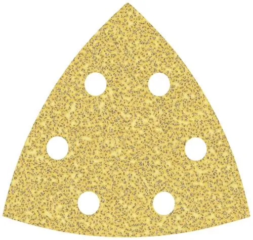 Bosch Accessories EXPERT C470 2608900823 Deltaschleifpapier gelocht Körnung (num) 40 (L x B) 93mm x 93mm 5St.