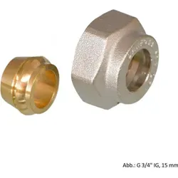 Danfoss Klemmverbinder G 3/4 IG auf 16mm für Stahl- und Kupferrohre (10St.)