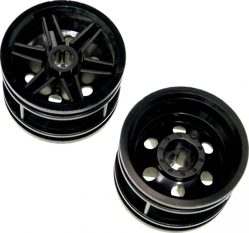 2x Lego Technic Felge 30.4x20 schwarz Auto Fahrzeug Rad 4299389 56145