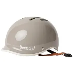 Thousand Heritage 2.0 Fahrradhelm Dove Grey S 54-57 cm - Stylischer Retro Fahrradhelm mit innovativem Sicherheitssystem, verbesserter Belüftung und Magnetverschluss – ideal für urbane Radfahrer.