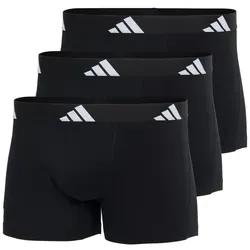 adidas Active Flex Cotton Unterhose Herren - 3er-Pack in Schwarz, Größe L - Kleidung: 3er-Pack Boxer in verschiedenen Designs aus innovativem Real Cool Cotton; schnelles Verdunsten von Feuchtigkeit und 4-Wege-Stretch für optimalen Tragekomfort.