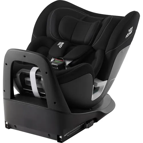 Britax-Römer RIDER Space Black Kindersitz - Hochwertige Babyschale für sicheren Transport im Auto, einfach zu installieren mit Isofix, ideal für Neugeborene bis 13 kg, bietet Komfort und Sicherheit für Ihr Kind.