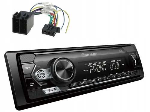 Pioneer MVH-S120UBW Autoradio - MP3, USB, AUX, 4x50W - Autoradio mit abnehmbarem Bedienteil und vielseitigen Wiedergabeformaten wie FLAC und MP3, ideal für Musikliebhaber unterwegs.