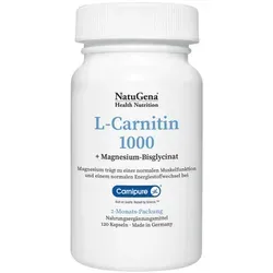 L-carnitin 1000 Carnipure+magnesium Vegan Kapseln - Vegan Kapseln für Energie und Ausdauer, mit hochwertigem Carnipure und Magnesium für optimale Leistung – ideal für Sportler und aktive Lebensstile.
