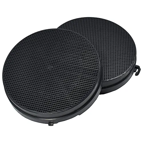 AllSpares Aktivkohlefilter für Dunstabzugshauben (x4) - Falmec Nr. 6 / Airlux CR2000 - Ersatz-Aktivkohlefilter (4 Stück) für Umlufthauben. Hält Küchenluft frisch, reduziert Gerüche und sorgt für ein angenehmes Raumklima. Einfache Handhabung und regelmäßiger Austausch empfohlen.