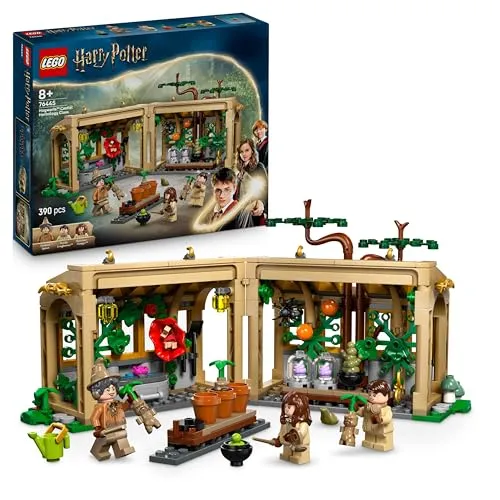 Schloss HogwartsTM: Kräuterkundeunterricht - Lego Set für kreatives Spielen, inklusive Neville LongbottomTM und Hermine GrangerTM für magische Abenteuer im Unterricht.