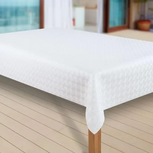 Tischdecke Molton Tischläufer Tischpolster Tischschoner Tischunterlage PVC abwaschbare Tischdecke Wasserabweisend Schutz |79|, Muster:Molton, Größe:80x120 cm