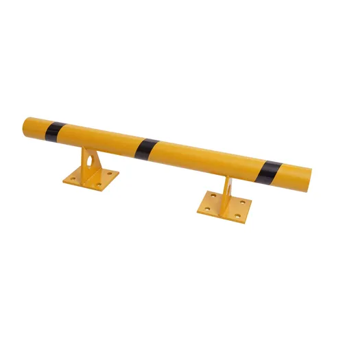 Rammschutz-Balken HWC-J51, Wandschutz Prallschutz - Kofferwaagen - Stabiler Rammschutz aus 3 mm starkem Metall, ideal für die Sicherheit in Lager und Produktion. Inklusive Bolzenanker und integrierter Kabelführung zum Schutz von Kabeln.