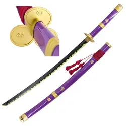 Bambus Katana Odens Enma One Piece - Basteln und Cosplay mit authentischer Nachbildung des legendären Katanas Enma von Kozuki Oden. Ideal für Manga- und Anime-Fans, verstärkt das Haki und ist perfekt für Conventions. Gesamtlänge: 105 cm.