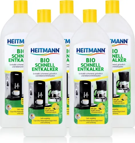 HeitmannSchnell Entkalker 250ml - Reinigung von Kaffeemaschinen (5er Pack)