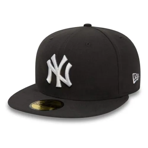 New Era New York Yankees MLB Basic Gray 59Fifty Basecap - 8-64cm (XXL)