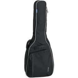 Gewa Gitarrentasche Economy für 1/2 Konzertgitarren Schwarz - Taschen für Kindergitarren - Robuste Cordura 600 Denier, reiß- und wassergeschützt, mit 12 mm Polsterung und komfortablen Rucksackgurten für optimalen Schutz und Tragekomfort.