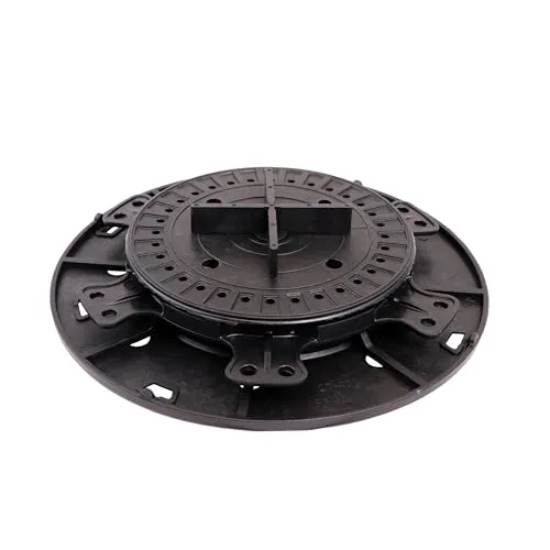 Gartenwelt Riegelsberger Plattenlager PRO Terrassenlager Stellfuß für Terrassen-Platten Keramik Stein Beton Fliesen höhenverstellbar 27-40 mm