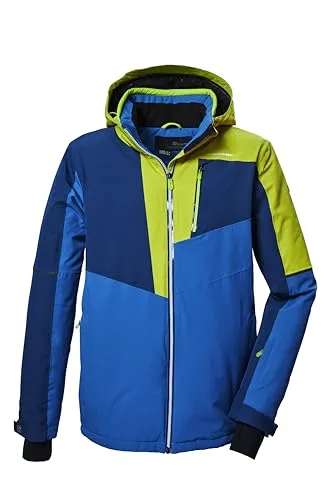 Skijacke KILLTEC "KSW 76 MN SKI JCKT", Herren Funktionsjacke in Limette - Wintersport-Bekleidung: Wasserdicht und atmungsaktiv, mit 4-Wege-Stretch für optimalen Tragekomfort und Bewegungsfreiheit auf der Piste.