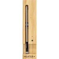 Plus kabelloses Fleischthermometer 50 Meter Reichweite - Thermometer mit digitaler Anzeige und präziser Messgenauigkeit von ± 0,5 °C, ideal für Grill- und Kochliebhaber, spülmaschinenfest für einfache Reinigung.