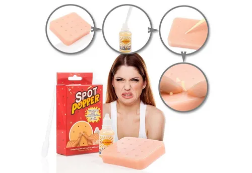 GOODS+GADGETS Pickel-Popper Spiel – Lustiges Anti-Stress-Gadget - Das GOODS+GADGETS Pickel-Popper Spiel bietet humorvollen Spaß und Stressabbau. Ideal für entspannte Pausen, mit wiederverwendbarer Nachfüllflasche für grenzenlosen Spielspaß. Perfekt als Geschenk für Freunde und Kollegen!