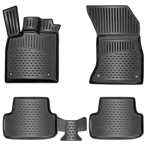 ELMASLINE 3D Gummimatten Set für Hyundai I30 (II) 2012-2017 - Maßgeschneiderte Fußmatten für perfekten Schutz im Hyundai I30 (II) 2012-2017. Extra hoher 3D Rand für optimale Flüssigkeitsaufnahme und Schmutzabwehr. Pflegeleicht, strapazierfähig und umweltfreundlich.