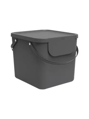 rotho Albula - rubbish bin - 40 L - plastic - antracite