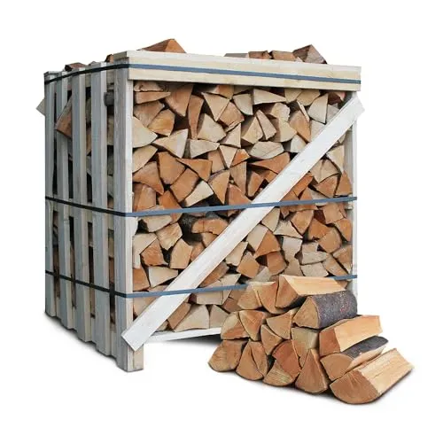 JSM-Brennholz Kaminholz Buche 1,6 SRM - 1 Palette, Buche - Brennstoffe – Hochwertiges, kammergetrocknetes Buchenholz für effiziente Wärme und angenehmen Duft. Ideal für Kamine, Öfen und Grillen, sorgt für gemütliche Kaminabende.